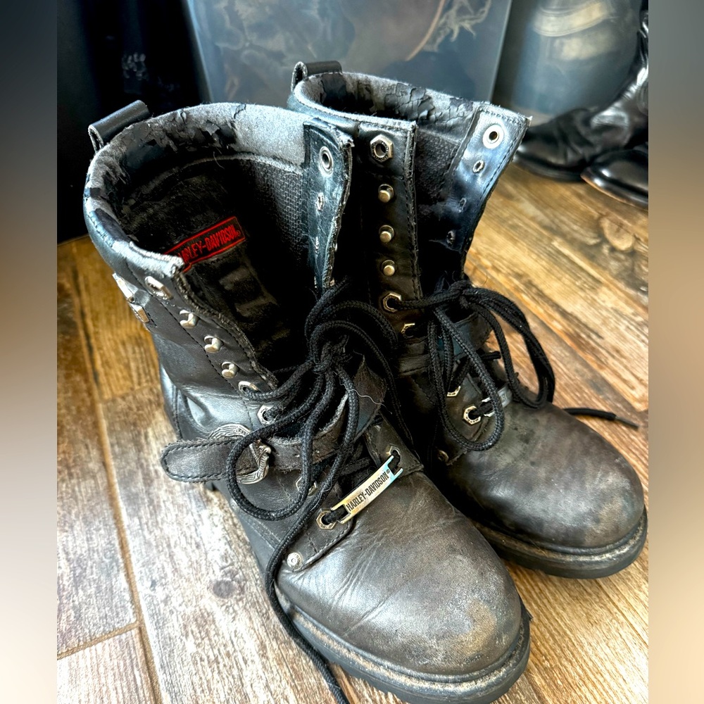 Mens Harley-Davidson Riding Boots Faded Glory 7